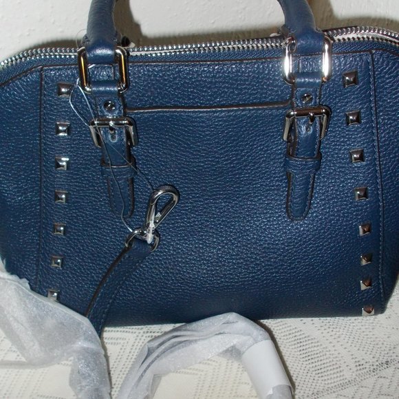 Michael Kors Ciara Blue New Shoulder Handbag - Picture 2 of 15